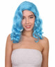 Nunique Adult Women's 14" In. Sexy with Wild Thoughts Wig - Shoulder Length Cotton Candy Blue Hair