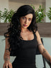 Zaraya Women's Long Bouncy Natural Lace Front Curls - Adult Fashion Wigs | Nunique