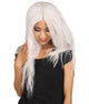 Skylar Women's Long Length Lace Front Straight With Bangs - Adults Fashion Wigs | Nunique