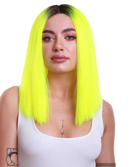 Mid Length Lace Front Straight Hair