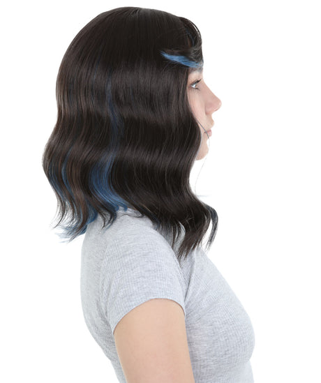 Amie - Women's Shoulder Length Wavy Wig with Face Framing Bangs - Fashion Wig | NU