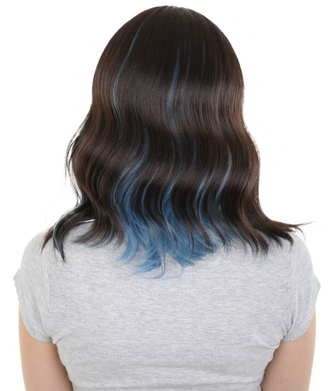 Amie - Women's Shoulder Length Wavy Wig with Face Framing Bangs - Fashion Wig | NU