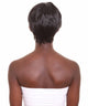 Nunique Women's 10" in. Capless Cap Heat Resistant Iconic Short Black Pixie Wig - Designed with Adjustable Lining for Universal Comfort - Heat Resistant Synthetic Fibers