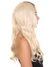 Nunique Adult Women's 22" In. Make Up Artist Princess Wig - Long Length Wavy Blonde Hair With Dark Roots