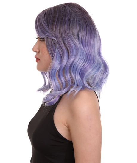 Amie - Women's Shoulder Length Wavy Wig with Face Framing Bangs - Fashion Wig | NU