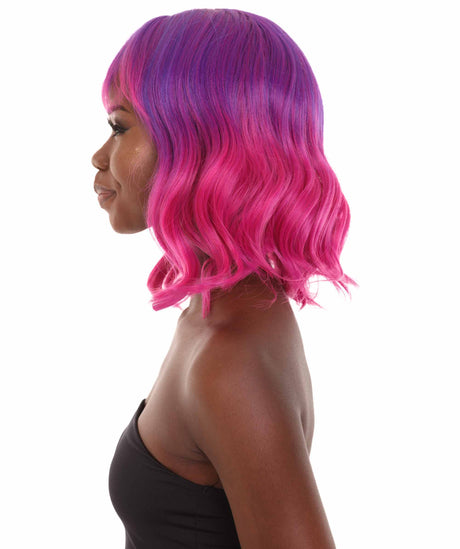 Amie - Women's Shoulder Length Wavy Wig with Face Framing Bangs - Fashion Wig | NU