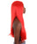 Nunique Women's 26 in. Lace Front Heat Resistant Wig NUW-0059 (Red)