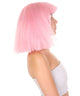 Women's Angular Afro Bob with Extra Long Bangs - Adult Halloween Wigs | HPO