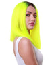 See Me Women's Mid Length Lace Front Straight Hair With Dark Roots - Adult Fashion Wigs | Nunique