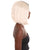 Nunique Adult Women's 12" In. Socialite Wig - Shoulder Length Platinum White Hair With Dark Roots