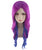 Descendants 3 Audrey Curly Wavy Wig | Purple & Blue TV/Movie Wigs | HPO