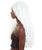 Nunique Adult Women's 27" In. Say So Rapper Wig - Extra Long Length Platinum Silver Wavy Hair