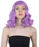 Women's Pastel Shoulder Length 40's Curls with Bangs - Adult Fashion Wig | Nunique