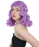 Women's Pastel Shoulder Length 40's Curls with Bangs - Adult Fashion Wig | Nunique