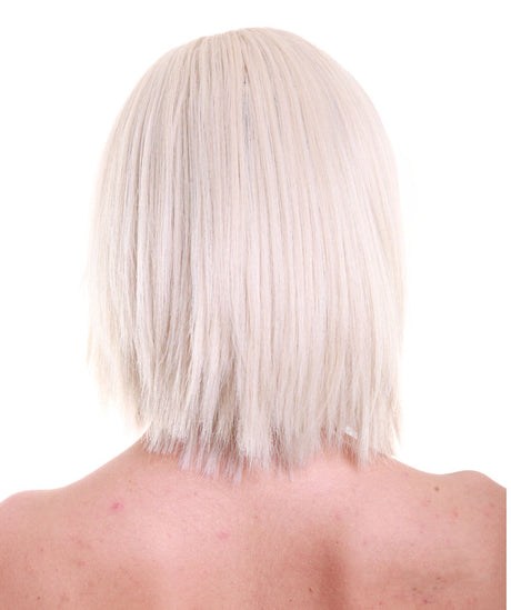 Daphne Women's Chin Length Blonde Asymetric Lace Front Bob - Adult Fashion Wigs | Nunique