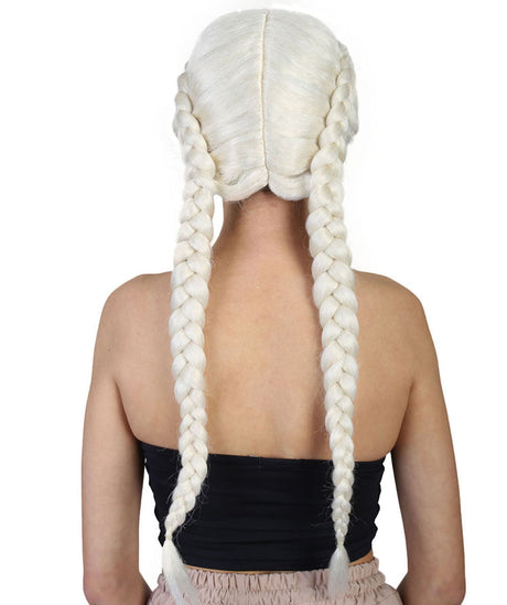 Long French Braids Back View