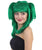 Pigtail Green Wig with Bangs