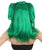Dolly Pigtail Green Wig Back View