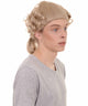 18th Century Colonial Peruke Gentleman's Powdered Curly Wig - Halloween Wigs | HPO