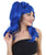 Dark Blue Halloween Wig