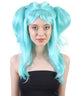 Kawaii Kiki Long Half Up Ponytails with Bangs - Halloween Wigs | HPO
