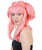 Dolly Coral Pigtail Wig