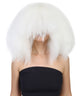 Women's Angular Afro Bob with Extra Long Bangs - Adult Halloween Wigs | HPO