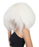 Women's Angular Afro Bob with Extra Long Bangs - Adult Halloween Wigs | HPO