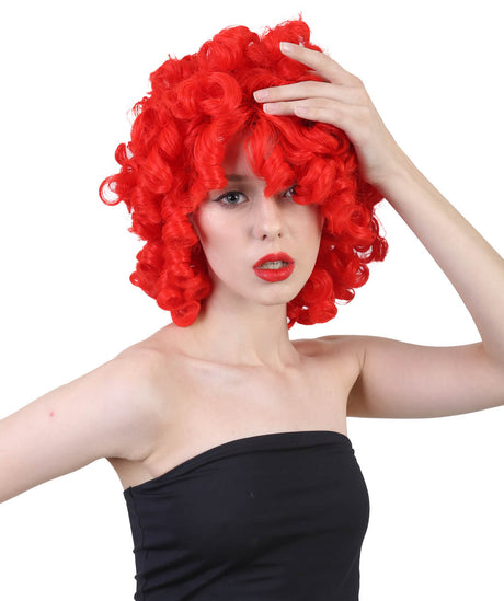 Women's Classic Clown Ringlets - Adult Halloween Wigs | HPO
