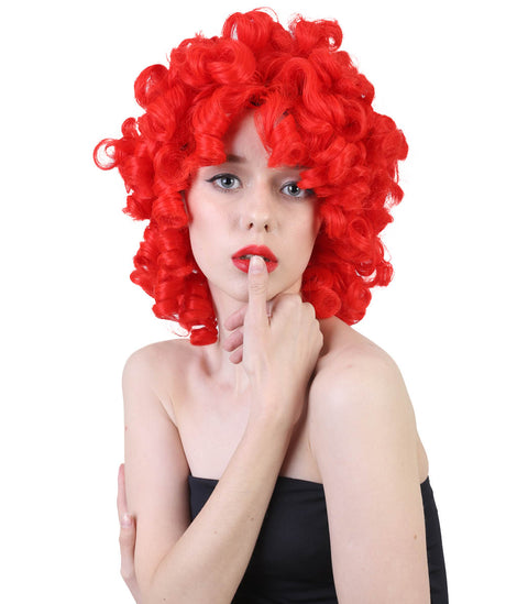 Women's Classic Clown Ringlets - Adult Halloween Wigs | HPO