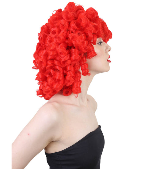Women's Classic Clown Ringlets - Adult Halloween Wigs | HPO