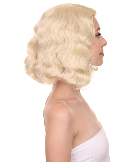 Esm Squalor A Series of Unfortunate Event's Wig | Blonde TV/Movie Halloween Wigs | HPO
