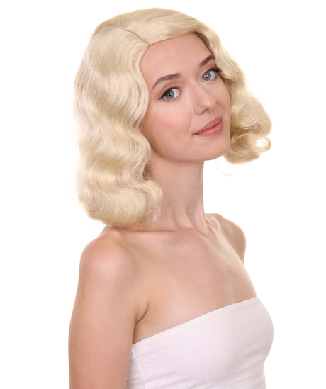 Esm Squalor A Series of Unfortunate Event's Wig | Blonde TV/Movie Halloween Wigs | HPO