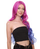 Descendants 3 Audrey Curly Wavy Wig | Purple & Blue TV/Movie Wigs | HPO