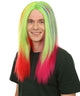 Long Length Rainbow Rapper Lace Front T-Part Wig, 21" Inch Multi Color Hair - , | NU