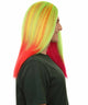Long Length Rainbow Rapper Lace Front T-Part Wig, 21" Inch Multi Color Hair - , | NU