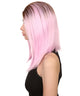 Erin Women's Shoulder Length Lace Front Straight with Dark Roots - Adults Fashion Wigs | Nunique