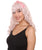 Women's 19" Wavy Soft Pink Lace Wig with Bangs - Women's Lace Wig with Bow | Nunique
