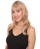 Adult Women's 19" Inch Long Length Wavy Side Back Lace Natural Blonde Hairline Icon Beauty Wig, 100% Heat Resistant Fibers, Perfect for your Everyday Wear and Styling to your Expectations! -   Wigs,  | NU