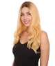 Cady Women's Long Length Lace Front Wavy With Dark Roots - Adults Fashion Wigs | Nunique