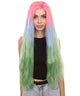 Cara Women's Long Waterfall Lace Front with Crimped Texture - Adults Fashion Wigs | Nunique