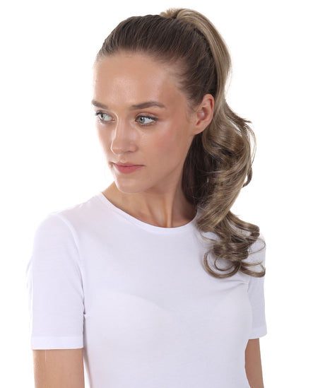 20 Inch Loose Curl Jaw Clip Synthetic Ponytail Extension by Styless