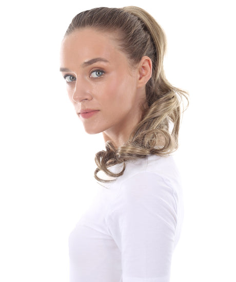 20 Inch Loose Curl Jaw Clip Synthetic Ponytail Extension by Styless