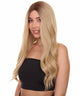 Aurelia Women's Long Length Lace Front Wavy Hair With Dark Roots - Adult Fashion Wigs | Nunique