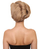 Adult Women's 13" Inch Medium Length Curled 360 Lace Front Natural Brown Bouffant Drag Beauty Wig, 100% Heat Resistant Fibers, Perfect for your Everyday Wear and Styling to your Expectations! -   Wig,  | NU