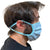 FREE 2-PACK WITH PURCHASE - Unisex Ultra Soft Interchangeable Filtered Breathable Washable Reusable Protective Masks | Color Aqua Blue - Bundled Pack Options