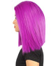 Michelle Women's Shoulder Length Lace Front Straight With Bangs - Adults Fashion Wigs | Nunique