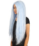 Naomi Women's Extra Long Length Lace Front Straight With Bangs - Adults Fashion Wigs | Nunique