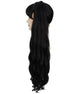 Women's Two-Tone Extra High Pigtails With Wavy Texture and Bangs Blonde | Fashion Wig