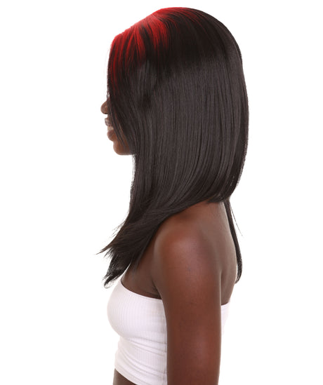 Billie - Women's 26 in. Lace Front Multiple Colors Fashion Mullet with Various Color Roots | Nunique